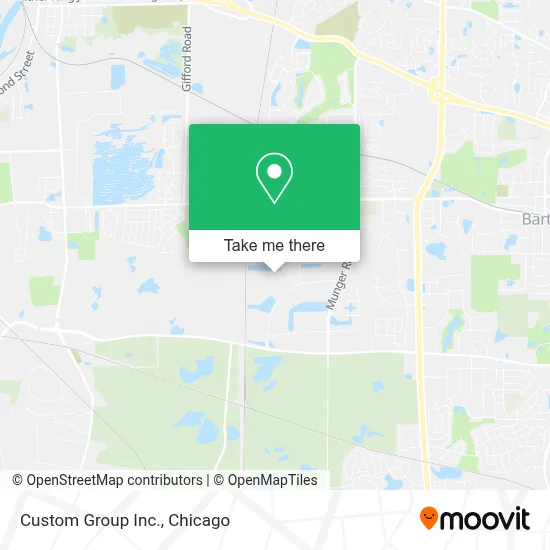 Custom Group Inc. map