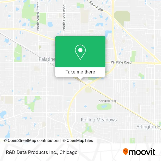 R&D Data Products Inc. map