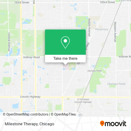 Milestone Therapy map