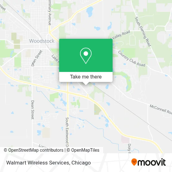 Walmart Wireless Services map