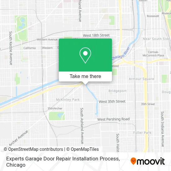 Experts Garage Door Repair Installation Process map