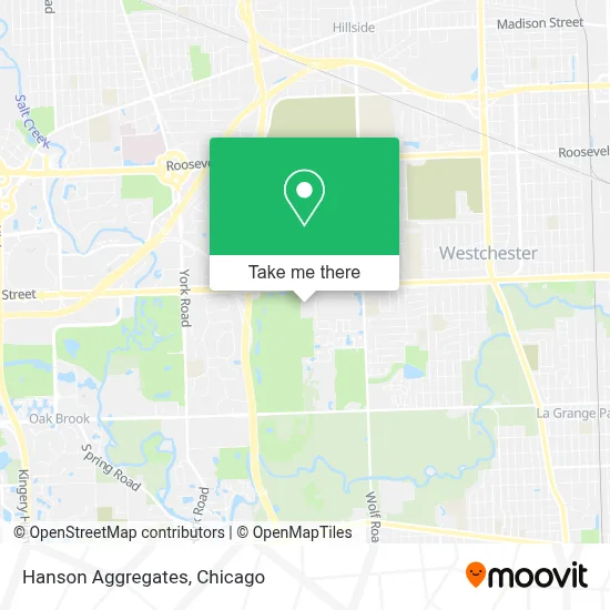 Hanson Aggregates map