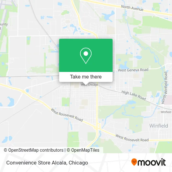 Convenience Store Alcala map