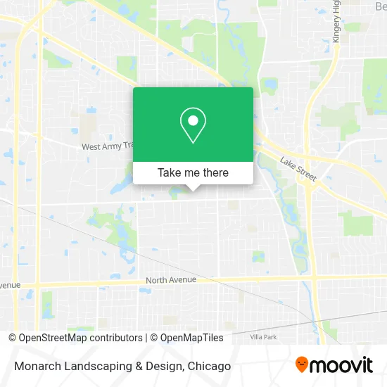 Monarch Landscaping & Design map