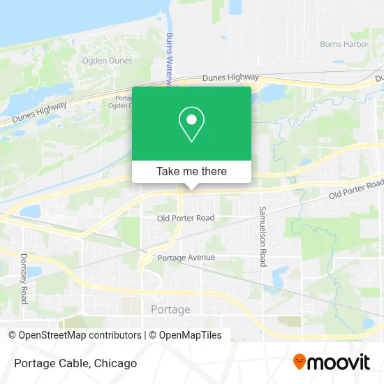 Portage Cable map