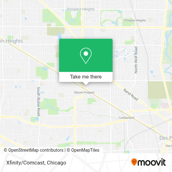Xfinity/Comcast map