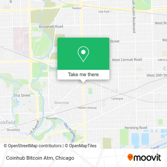 Coinhub Bitcoin Atm map