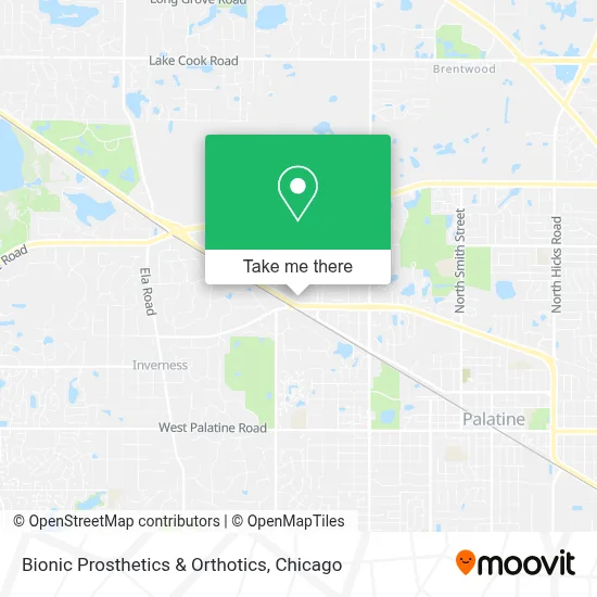 Bionic Prosthetics & Orthotics map