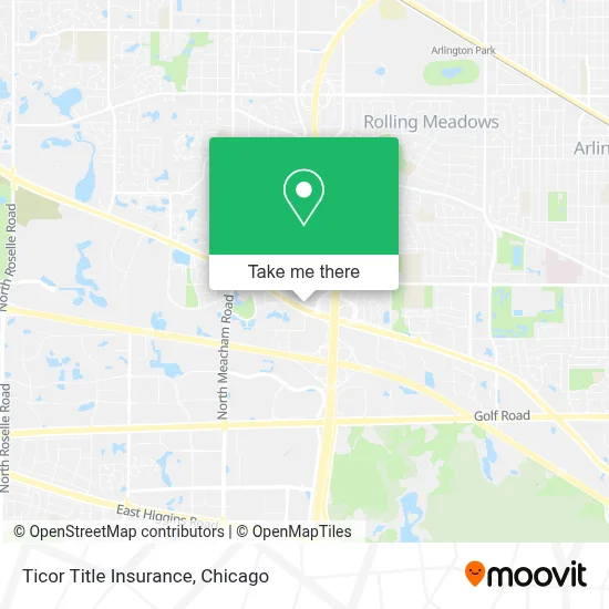 Ticor Title Insurance map