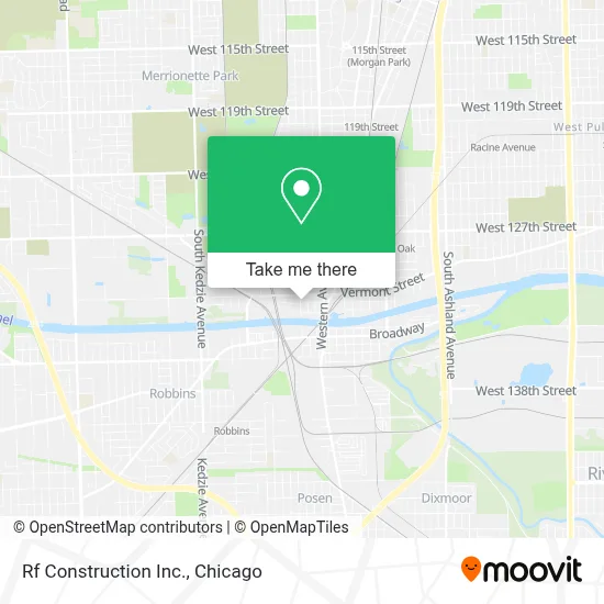Rf Construction Inc. map