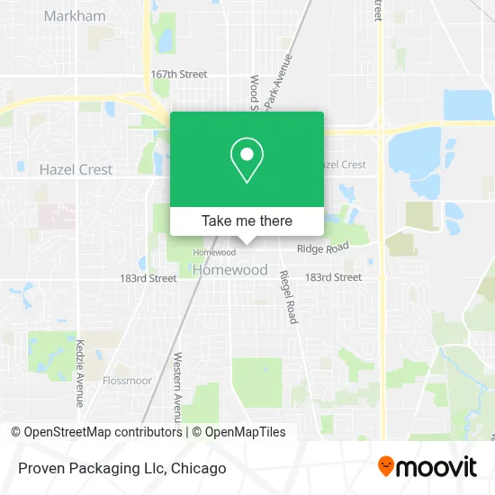 Proven Packaging Llc map
