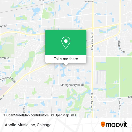 Apollo Music Inc map