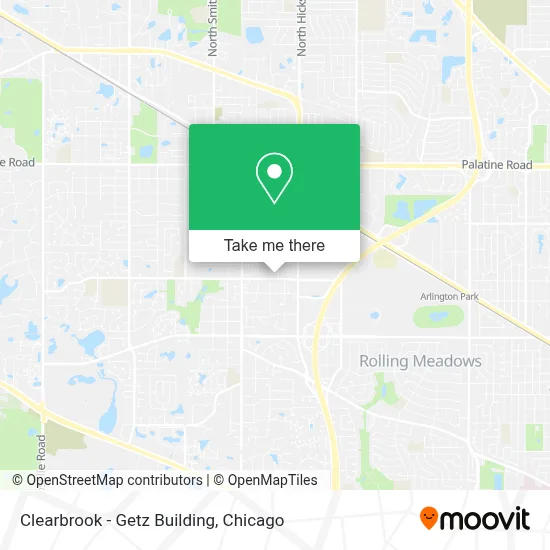Clearbrook - Getz Building map