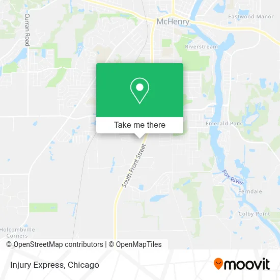 Injury Express map