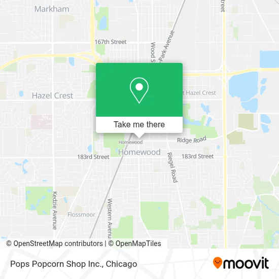 Pops Popcorn Shop Inc. map