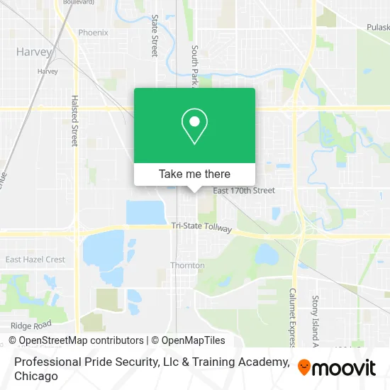 Professional Pride Security, Llc & Training Academy map