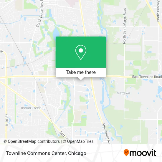 Townline Commons Center map