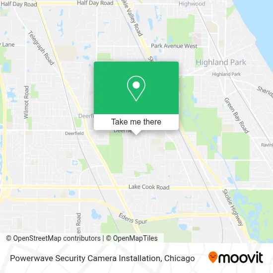 Powerwave Security Camera Installation map