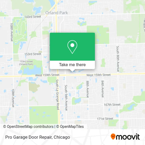 Pro Garage Door Repair map