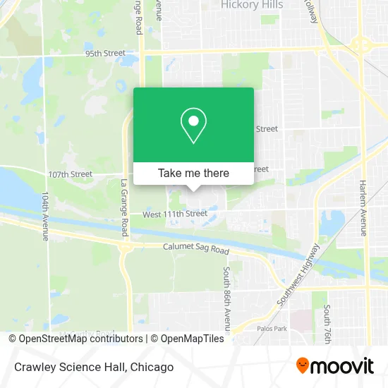 Crawley Science Hall map