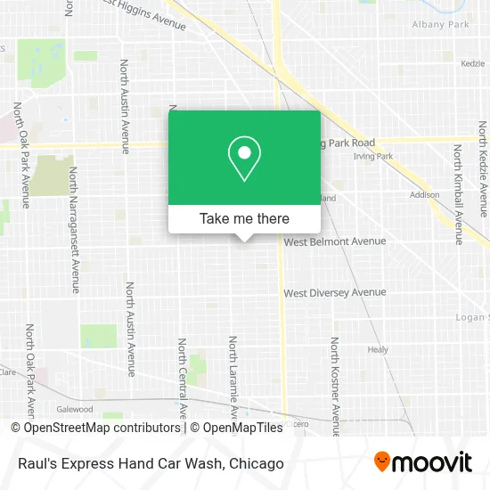 Raul's Express Hand Car Wash map