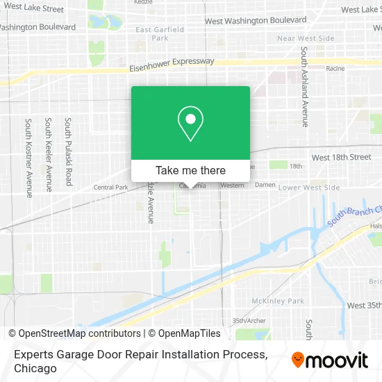 Experts Garage Door Repair Installation Process map