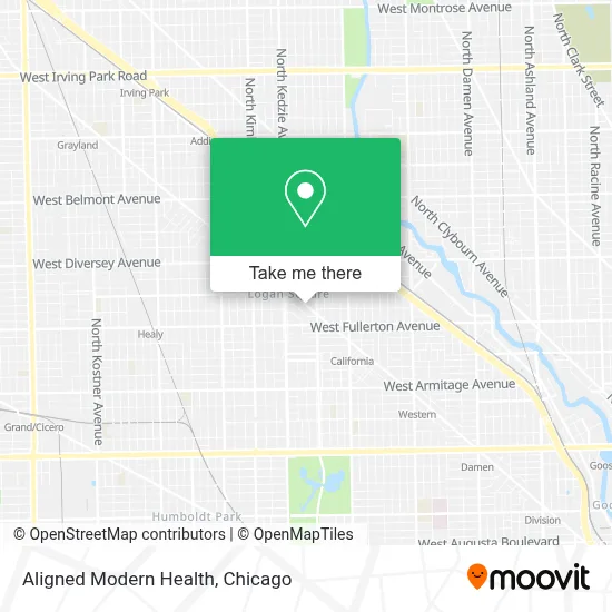 Aligned Modern Health map