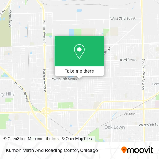 Kumon Math And Reading Center map