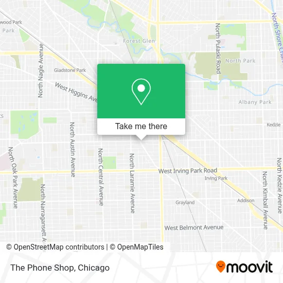 The Phone Shop map
