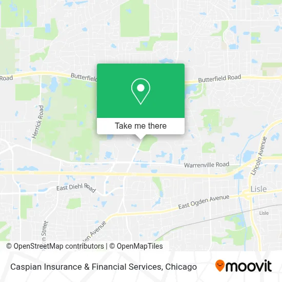 Caspian Insurance & Financial Services map