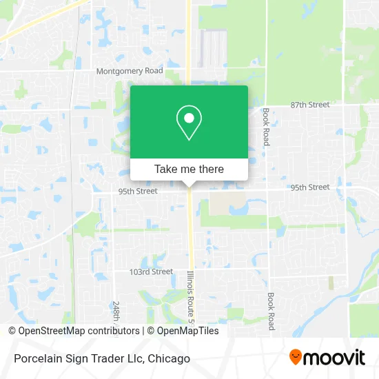 Porcelain Sign Trader Llc map