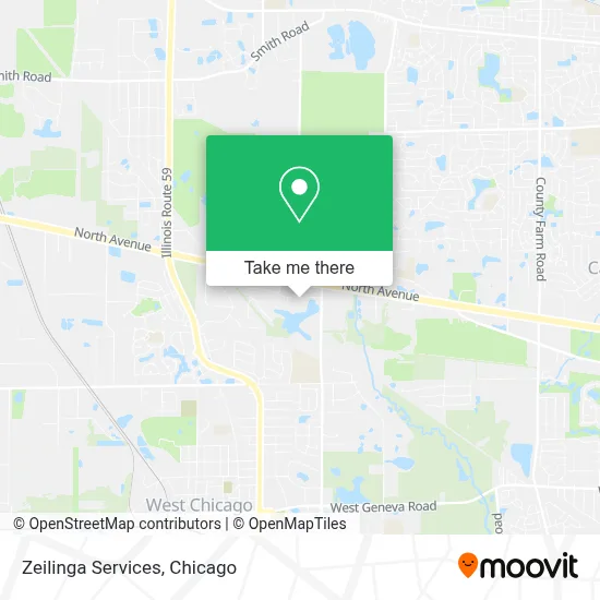 Zeilinga Services map