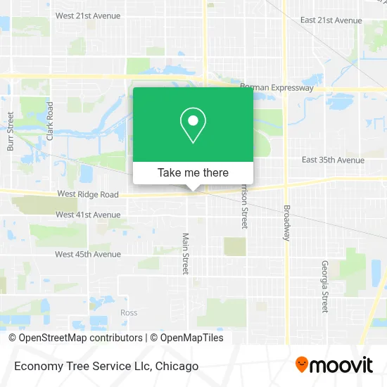 Economy Tree Service Llc map
