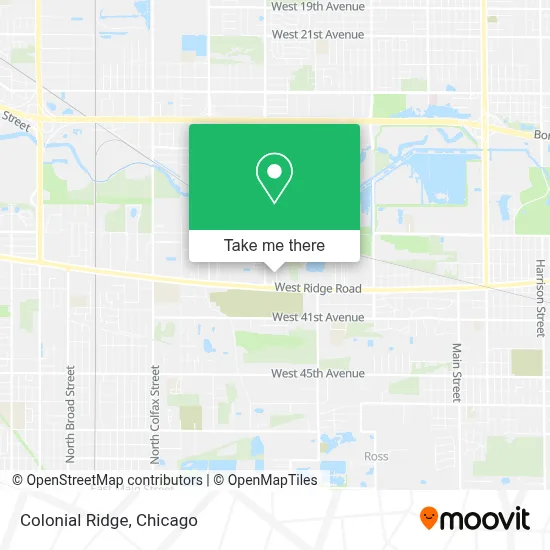 Colonial Ridge map