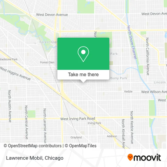 Lawrence Mobil map