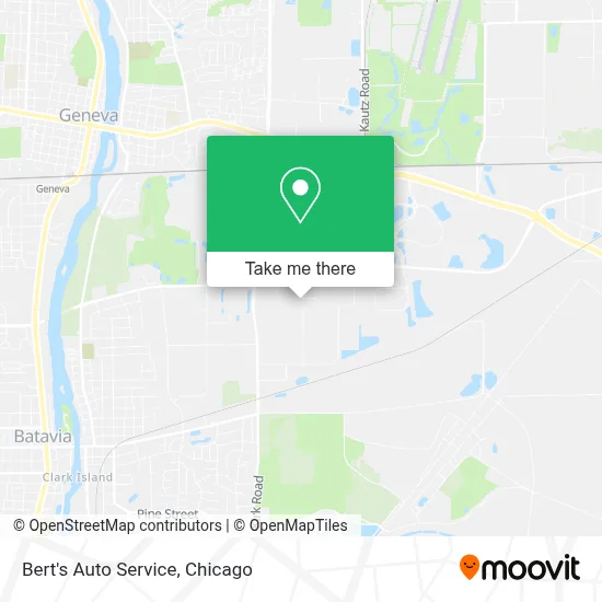 Bert's Auto Service map
