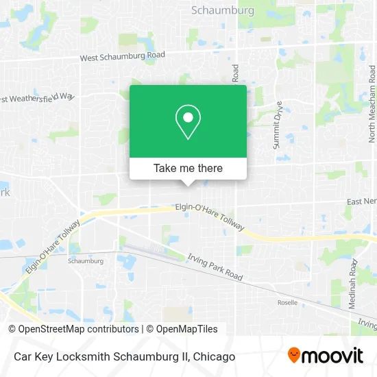 Car Key Locksmith Schaumburg Il map