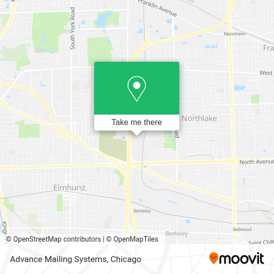 Advance Mailing Systems map