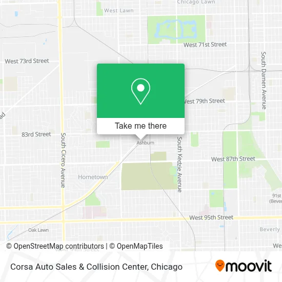 Corsa Auto Sales & Collision Center map