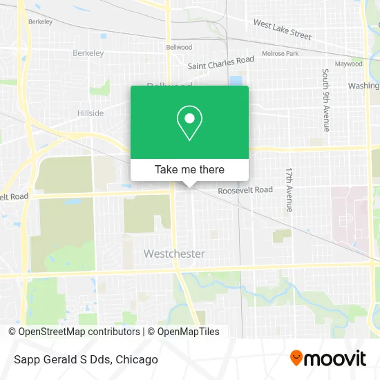 Sapp Gerald S Dds map