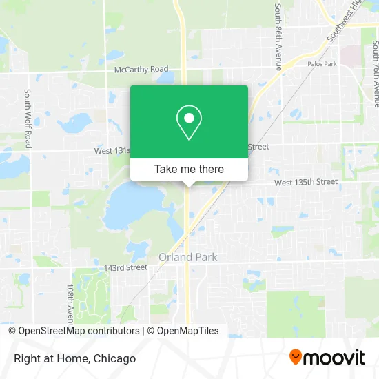 Right at Home map