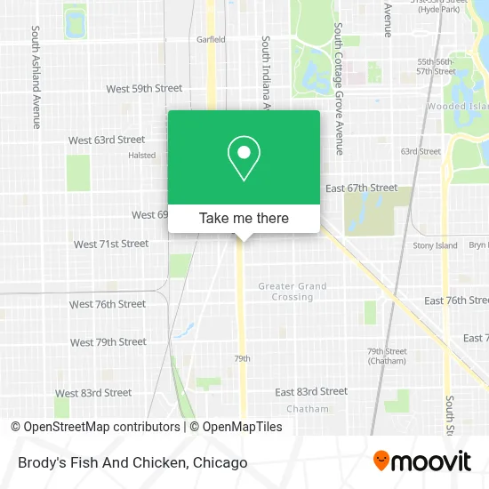 Brody's Fish And Chicken map