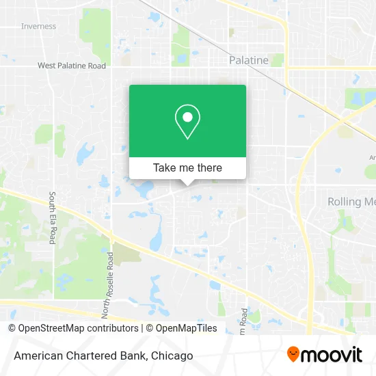 American Chartered Bank map