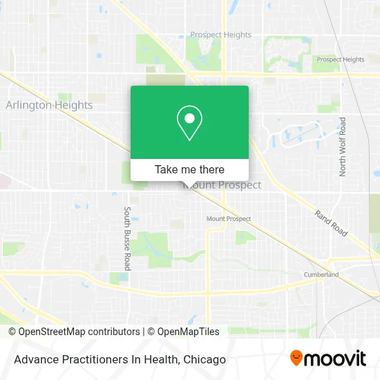 Advance Practitioners In Health map