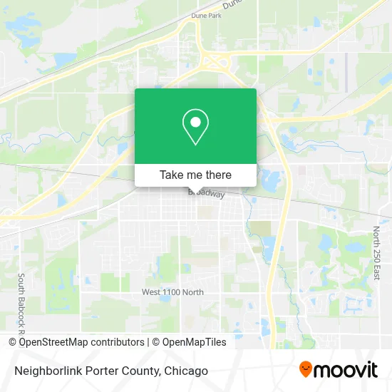 Neighborlink Porter County map
