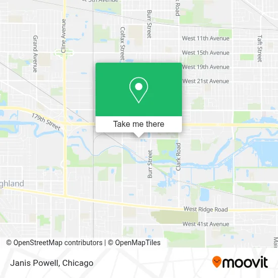 Janis Powell map