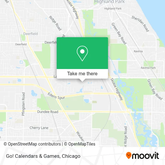 Go! Calendars & Games map
