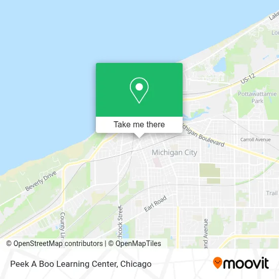 Peek A Boo Learning Center map