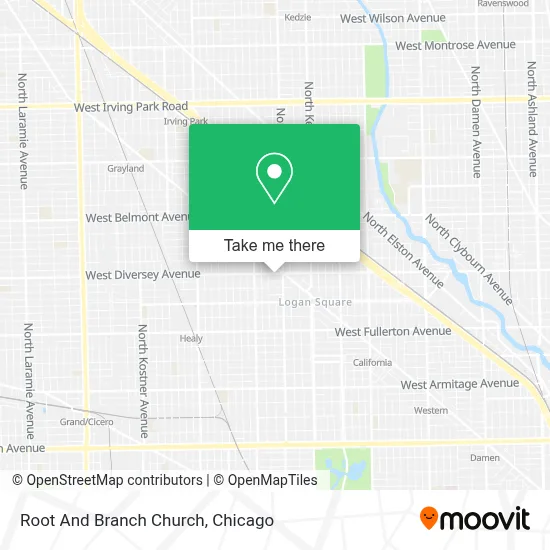 Root And Branch Church map