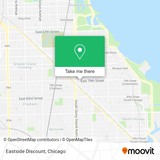 Eastside Discount map